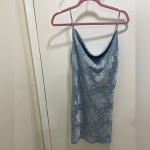 Hello Molly blue mini dress. Worn once!